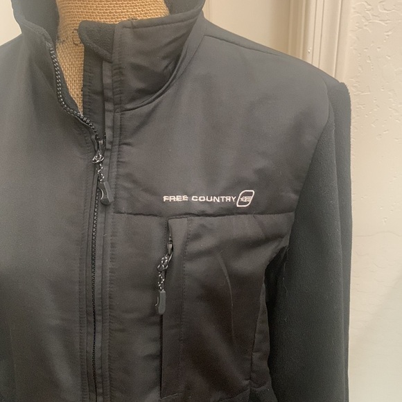 Black‎ Fleece Full Zip Winter Jacket Coat Size XL - Picture 4 of 9